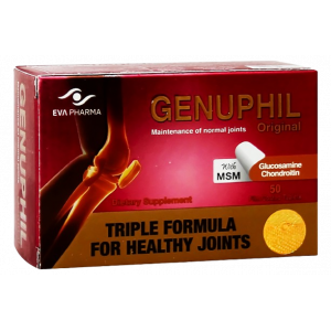 GENUPHIL ORIGINAL TRIPLE FORMULA FOR HEALTHY JOINTS DIETARY SUPPLEMENT 50 FILM-COATED TABLETS